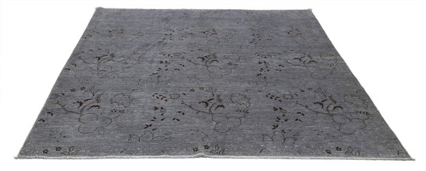 Hand Knotted Onyx Wool Rug 6' 5" x 8' 1" - No. AT74492