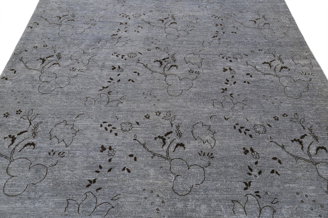 Hand Knotted Onyx Wool Rug 6' 5" x 8' 1" - No. AT74492