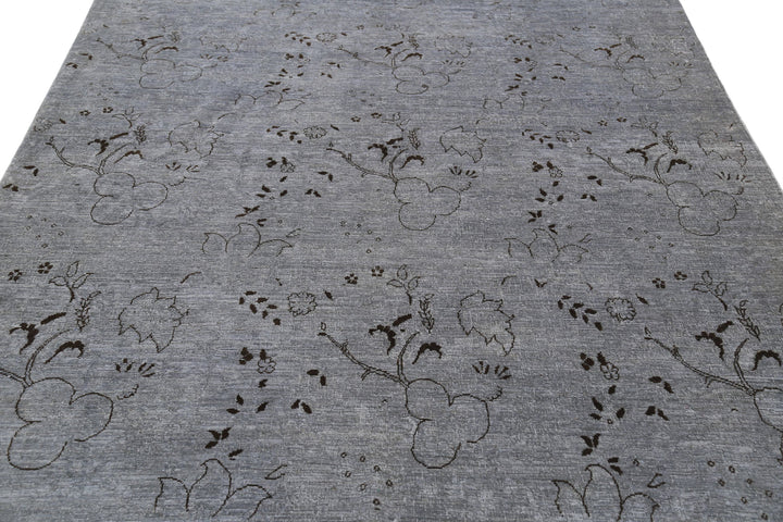 Hand Knotted Onyx Wool Rug 6' 5" x 8' 1" - No. AT74492