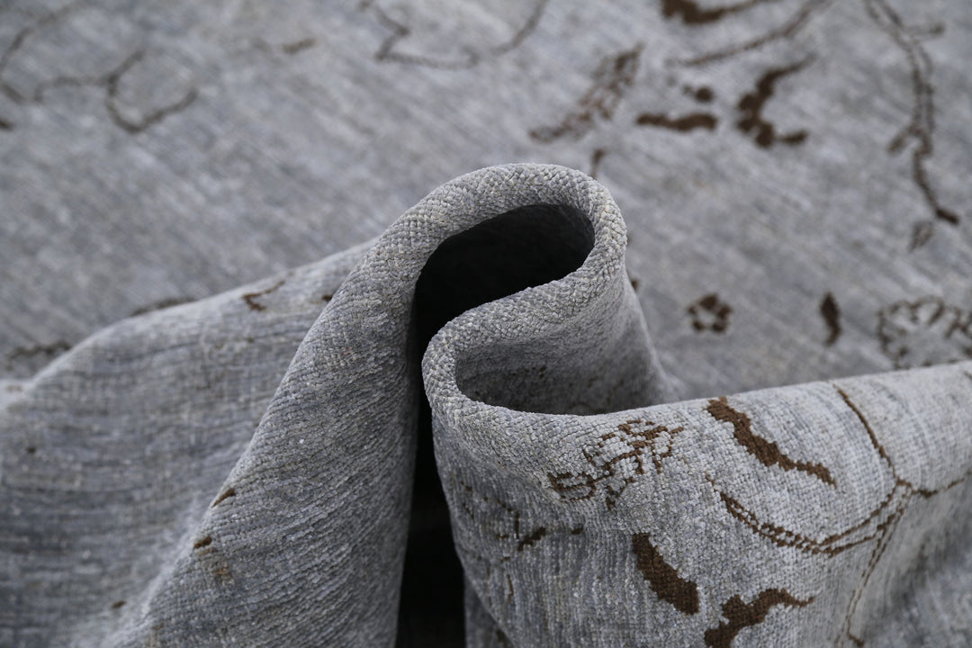 Hand Knotted Onyx Wool Rug 6' 5" x 8' 1" - No. AT74492