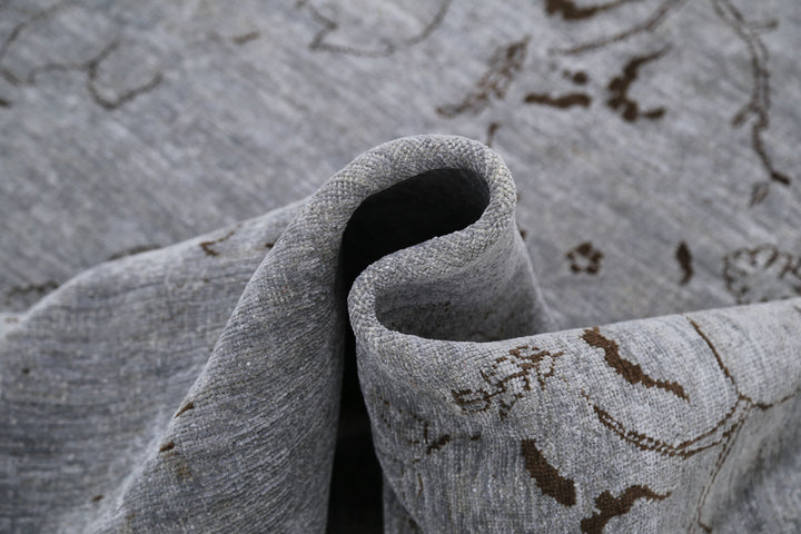 Hand Knotted Onyx Wool Rug 6' 5" x 8' 1" - No. AT74492