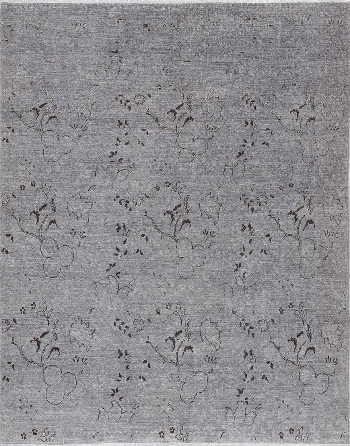 Hand Knotted Onyx Wool Rug 6' 5" x 8' 1" - No. AT74492