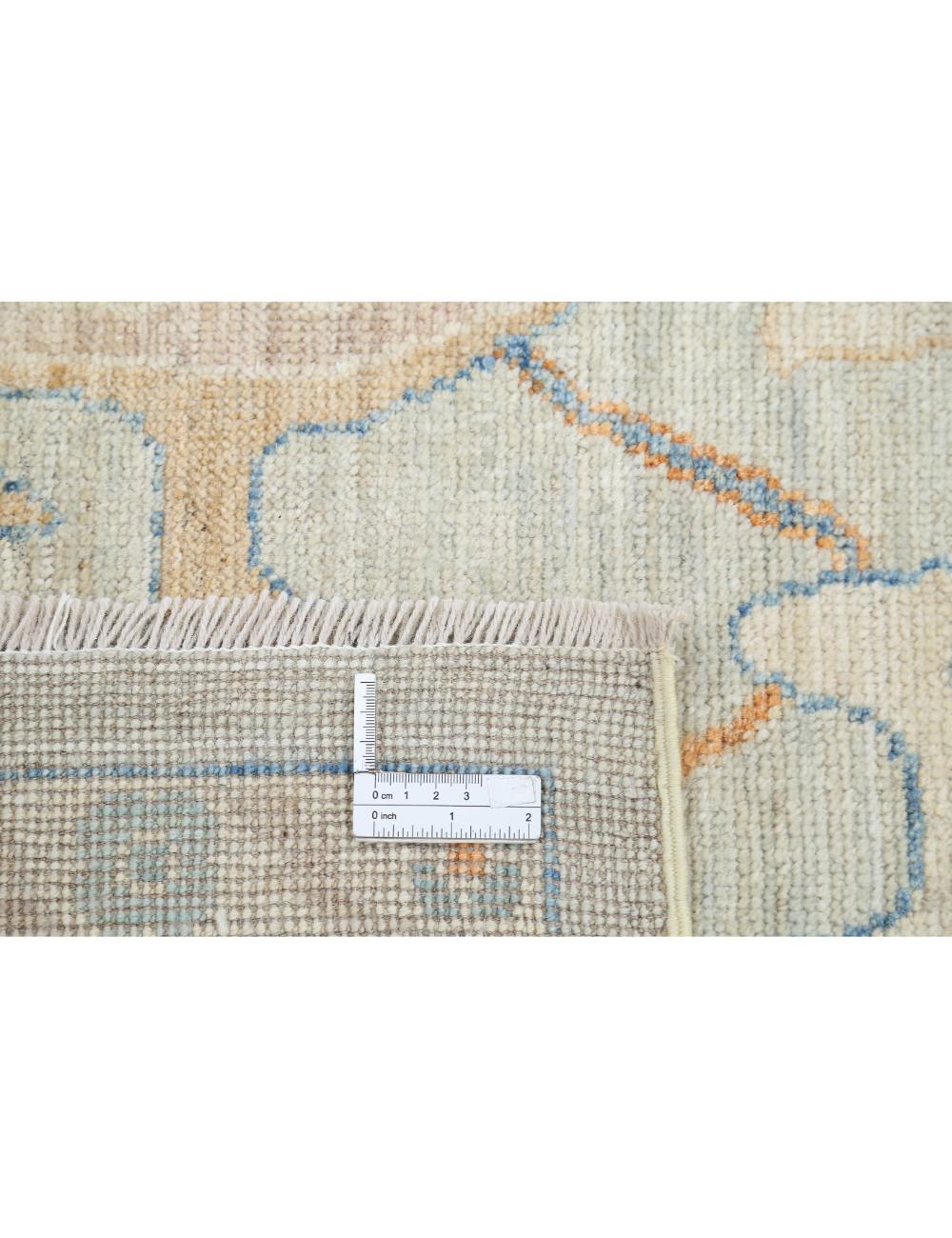 Hand Knotted Oushak Wool Rug 8' 2" x 10' 1" - No. AT95063