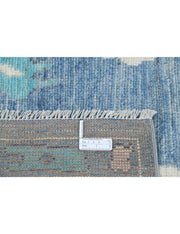 Hand Knotted Oushak Wool Rug 8' 9" x 10' 1" - No. AT37466