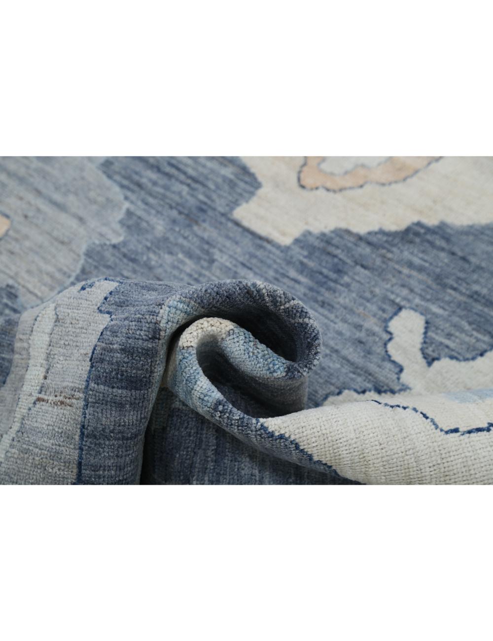 Hand Knotted Oushak Wool Rug 10' 4" x 14' 0" - No. AT86125