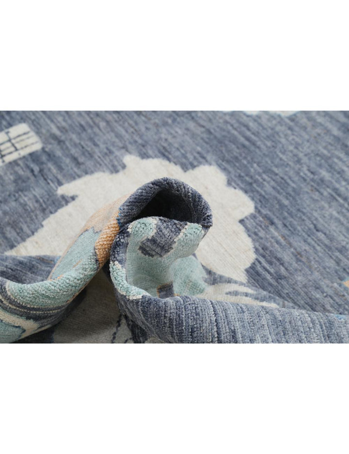 Hand Knotted Oushak Wool Rug 12' 3" x 14' 11" - No. AT20484