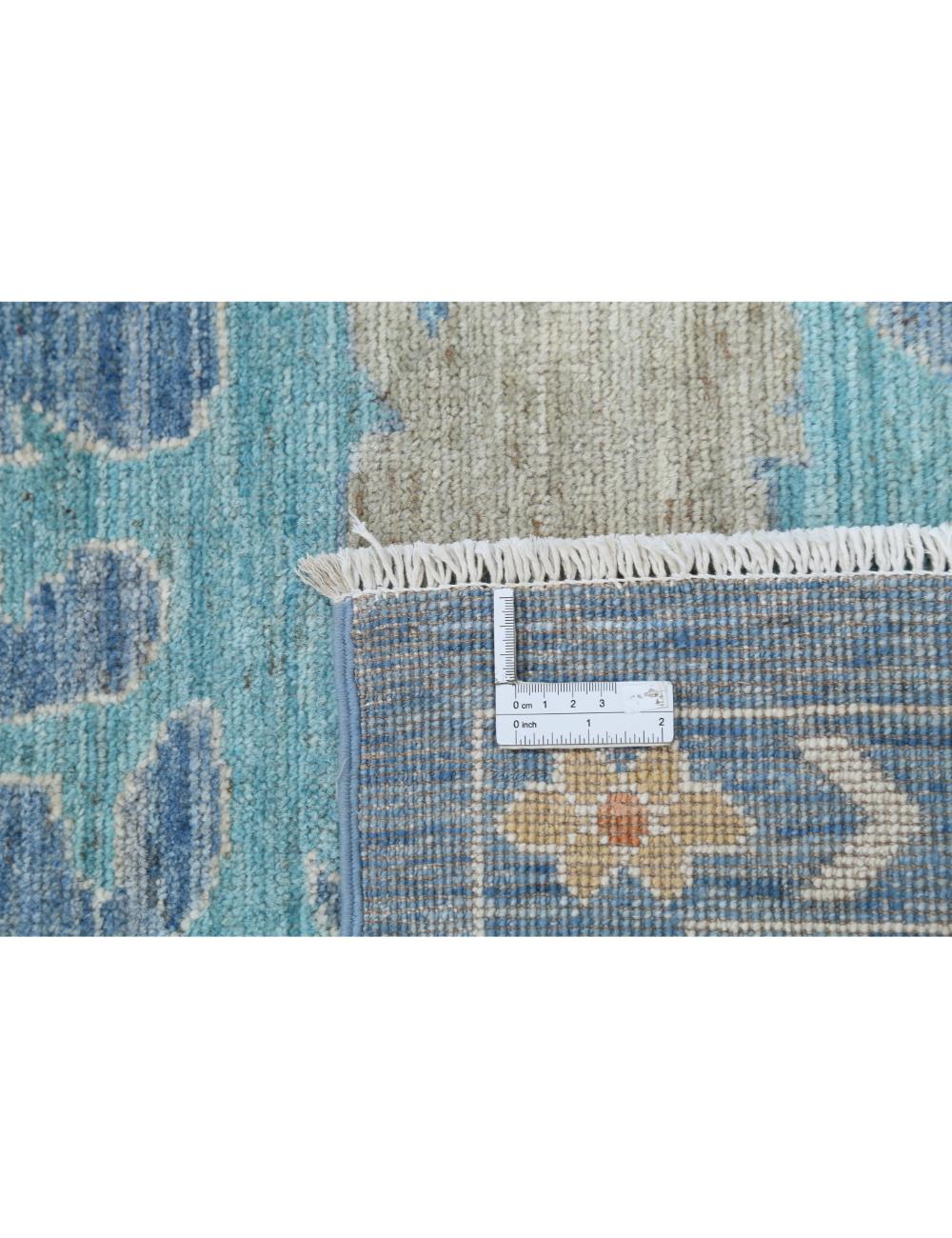 Hand Knotted Oushak Wool Rug 9' 2" x 11' 10" - No. AT25684