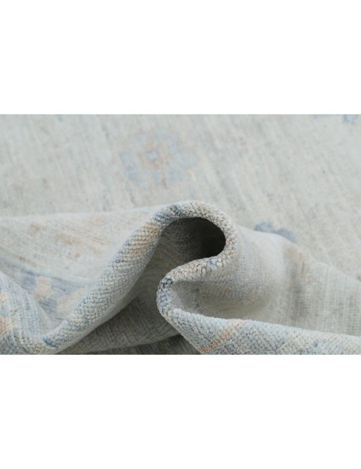 Hand Knotted Oushak Wool Rug 9' 2" x 12' 3" - No. AT67582