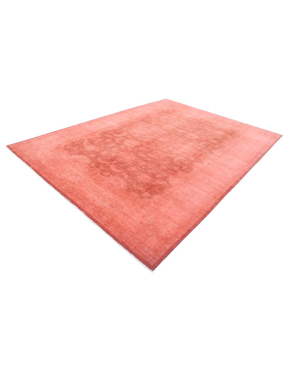 Hand Knotted Overdye Wool Rug 8' 8" x 11' 6" - No. AT63846