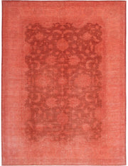 Hand Knotted Overdye Wool Rug 8' 8" x 11' 6" - No. AT63846