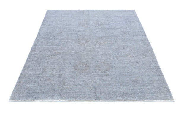 Hand Knotted Overdye Wool Rug 4' 11" x 6' 3" - No. AT59306