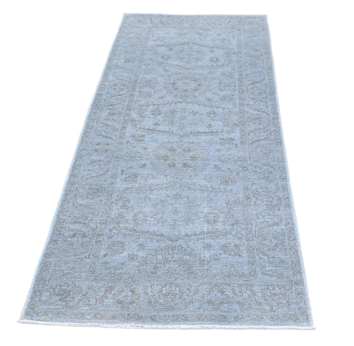 Hand Knotted Overdye Wool Rug 2' 8" x 6' 11" - No. AT50203