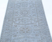 Hand Knotted Overdye Wool Rug 2' 8" x 6' 11" - No. AT50203