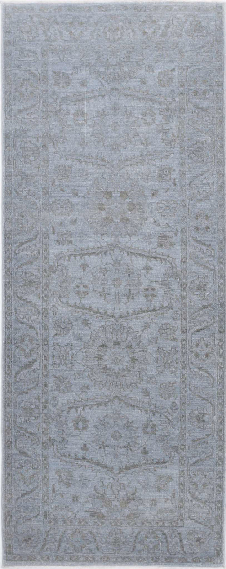 Hand Knotted Overdye Wool Rug 2' 8" x 6' 11" - No. AT50203