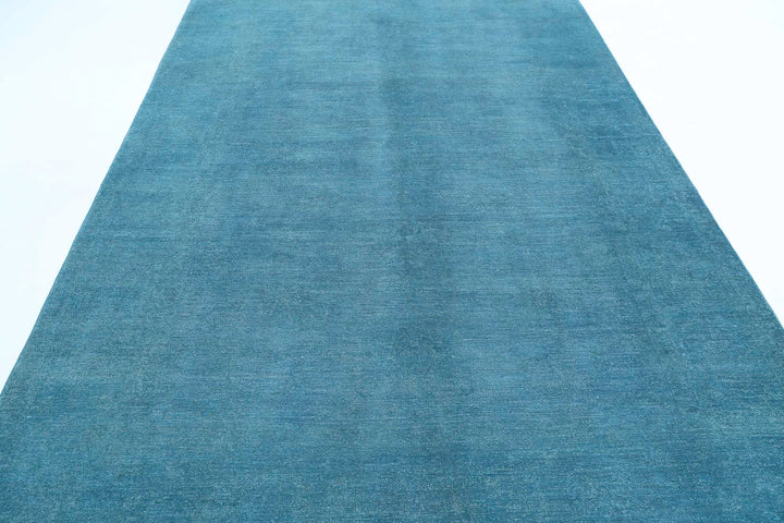 Hand Knotted Overdye Wool Rug 6' 10" x 9' 4" - No. AT26010