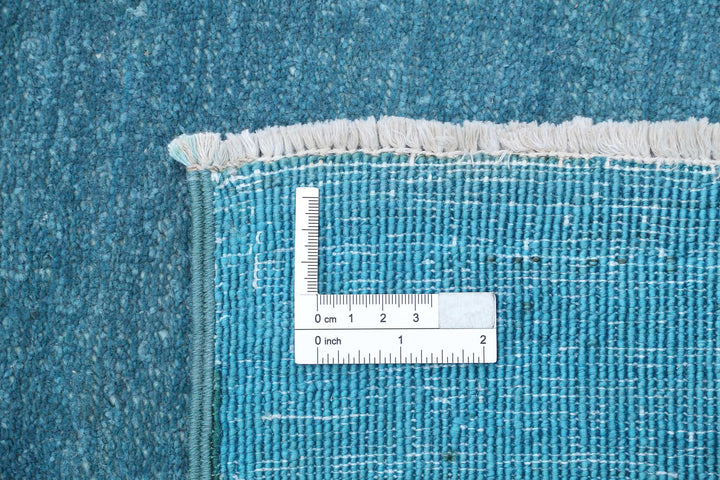 Hand Knotted Overdye Wool Rug 6' 10" x 9' 4" - No. AT26010