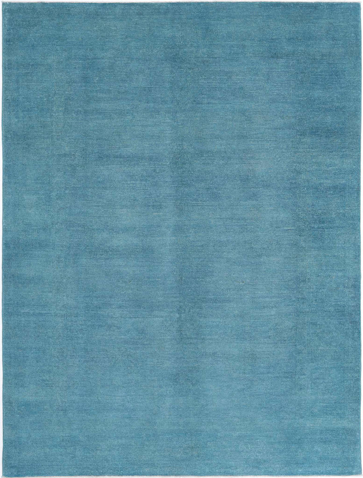 Hand Knotted Overdye Wool Rug 6' 10" x 9' 4" - No. AT26010
