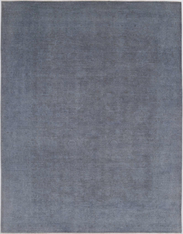 Hand Knotted Overdye Wool Rug 8' 8" x 11' 5" - No. AT22043