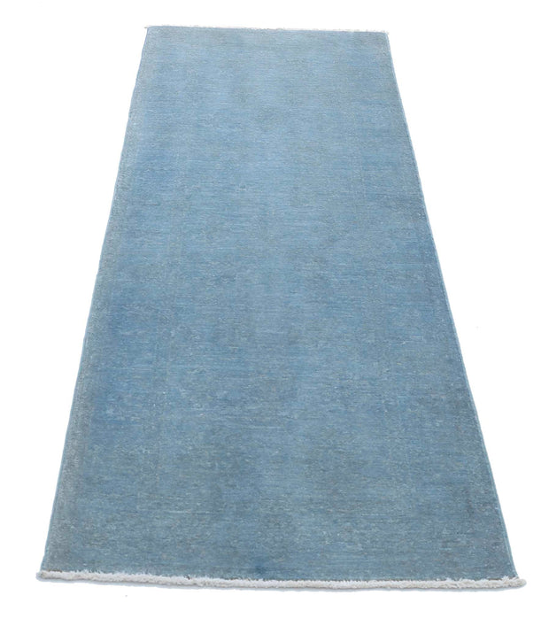 Hand Knotted Overdye Wool Rug 2' 5" x 6' 7" - No. AT47259