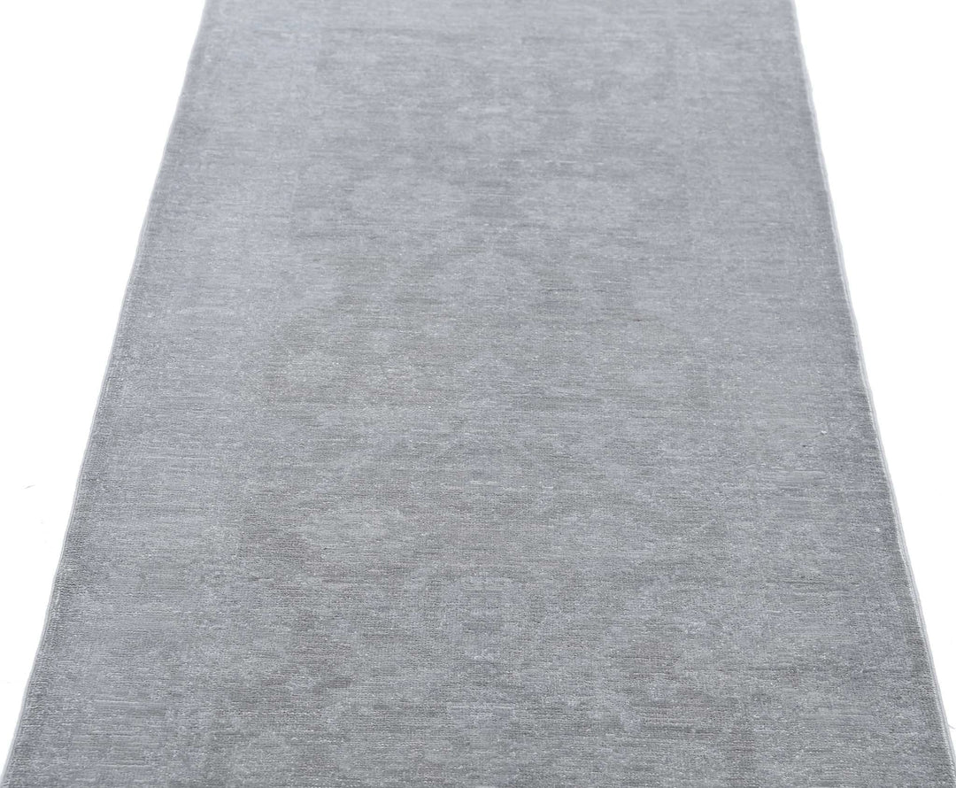 Hand Knotted Overdye Wool Rug 2' 7" x 8' 3" - No. AT60561