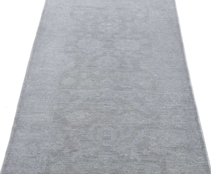 Hand Knotted Overdye Wool Rug 2' 7" x 8' 3" - No. AT60561