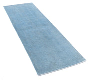 Hand Knotted Overdye Wool Rug 2' 4" x 6' 9" - No. AT15004