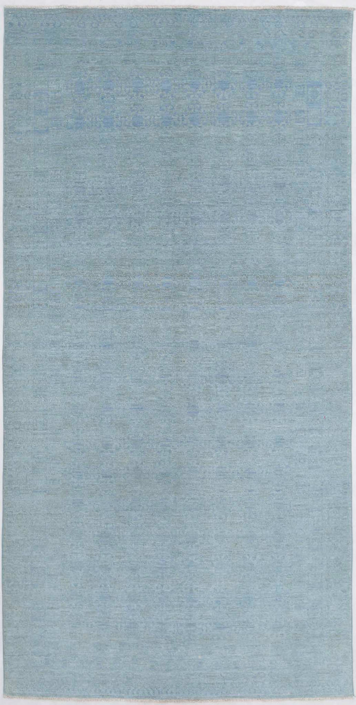 Hand Knotted Overdye Wool Rug 4' 7" x 9' 6" - No. AT94940