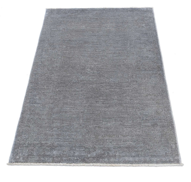 Hand Knotted Overdye Wool Rug 2' 7" x 4' 0" - No. AT35370