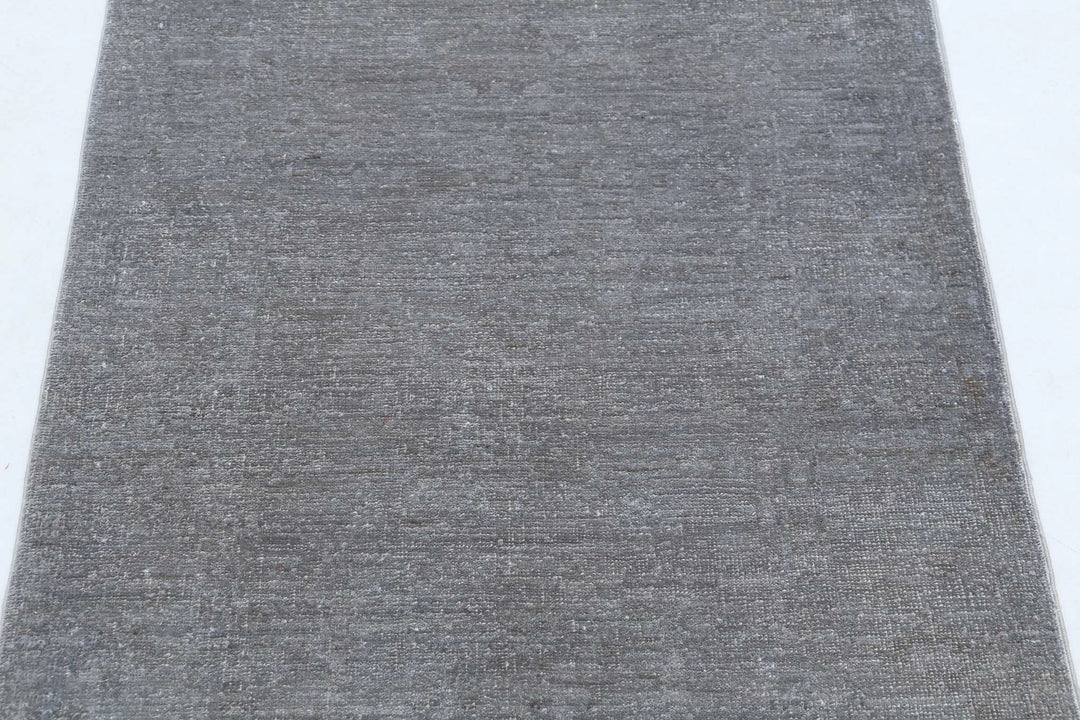 Hand Knotted Overdye Wool Rug 2' 7" x 4' 0" - No. AT35370