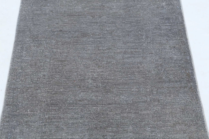 Hand Knotted Overdye Wool Rug 2' 7" x 4' 0" - No. AT35370