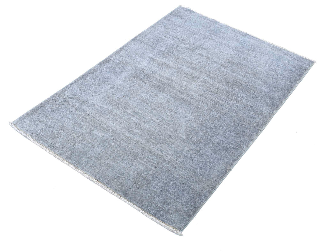 Hand Knotted Overdye Wool Rug 2' 8" x 3' 11" - No. AT90858