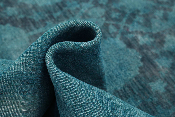 Hand Knotted Overdye Wool Rug 9' 9" x 25' 0" - No. AT75454