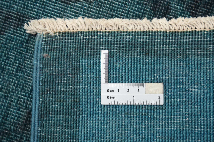 Hand Knotted Overdye Wool Rug 9' 9" x 25' 0" - No. AT75454