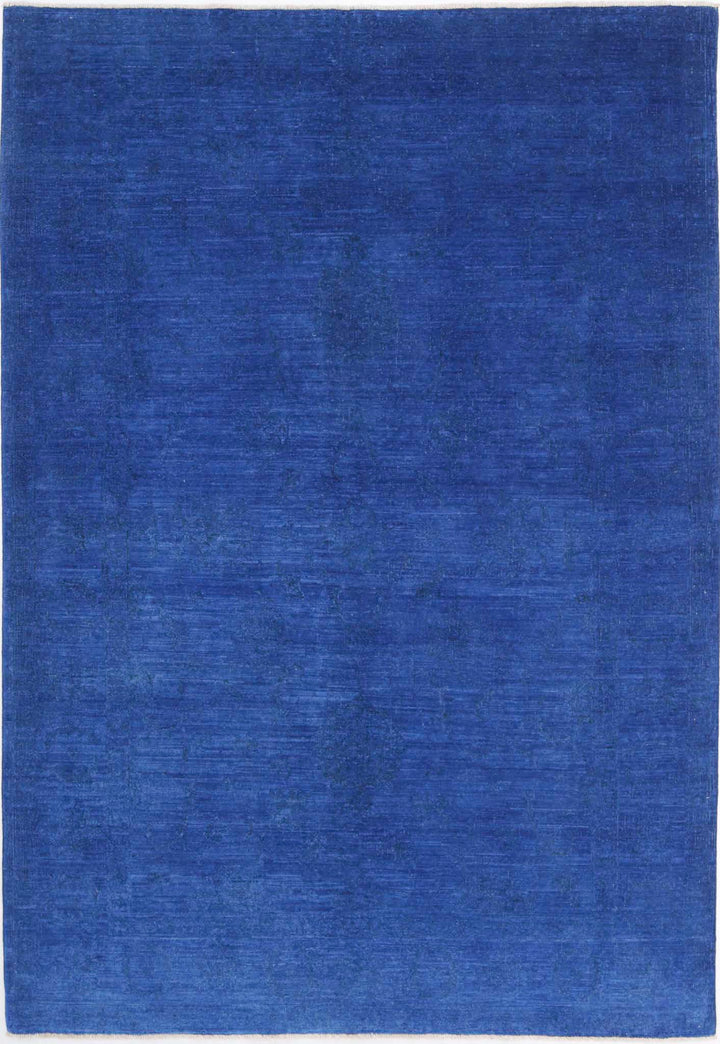 Hand Knotted Overdye Wool Rug 5' 6" x 8' 0" - No. AT63943