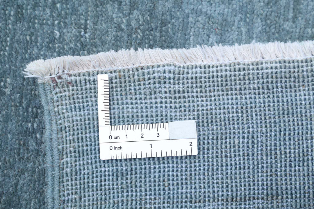 Hand Knotted Overdye Wool Rug 5' 11" x 9' 5" - No. AT16312