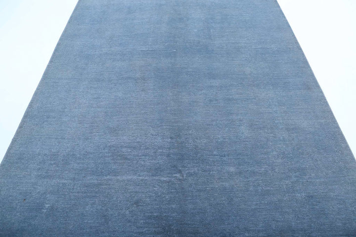 Hand Knotted Overdye Wool Rug 6' 7" x 9' 10" - No. AT59499