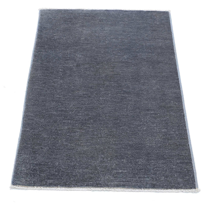 Hand Knotted Overdye Wool Rug 2' 1" x 3' 1" - No. AT11602