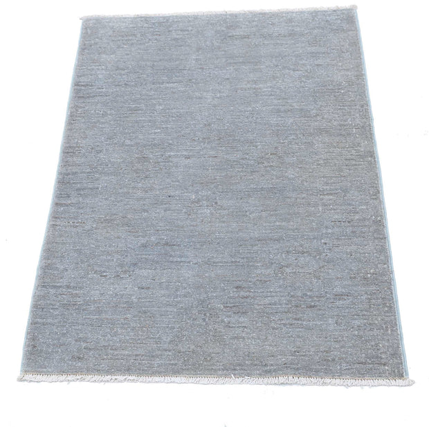 Hand Knotted Overdye Wool Rug 2' 2" x 3' 1" - No. AT21207
