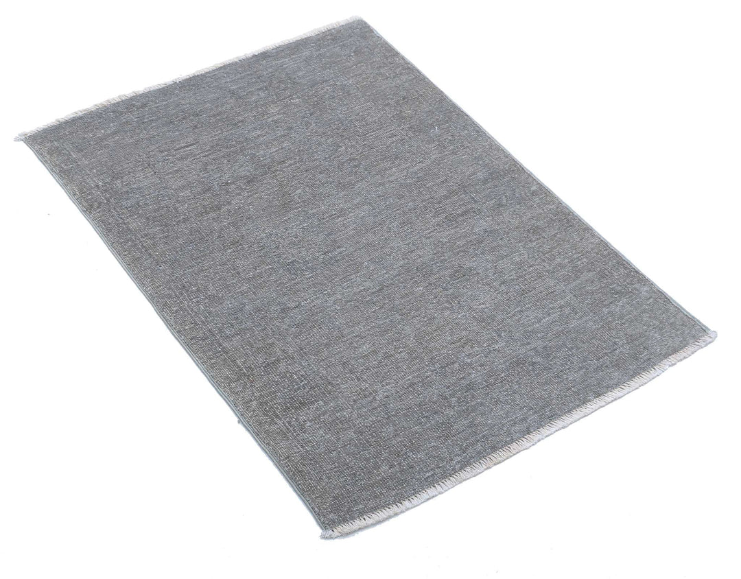 Hand Knotted Overdye Wool Rug 2' 1" x 2' 9" - No. AT12929