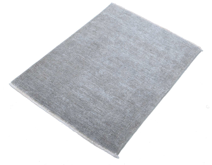 Hand Knotted Overdye Wool Rug 2' 1" x 2' 9" - No. AT12929