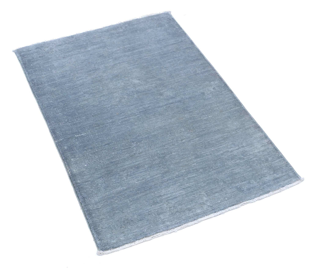 Hand Knotted Overdye Wool Rug 2' 1" x 3' 1" - No. AT44177