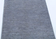 Hand Knotted Overdye Wool Rug 2' 0" x 3' 1" - No. AT39000