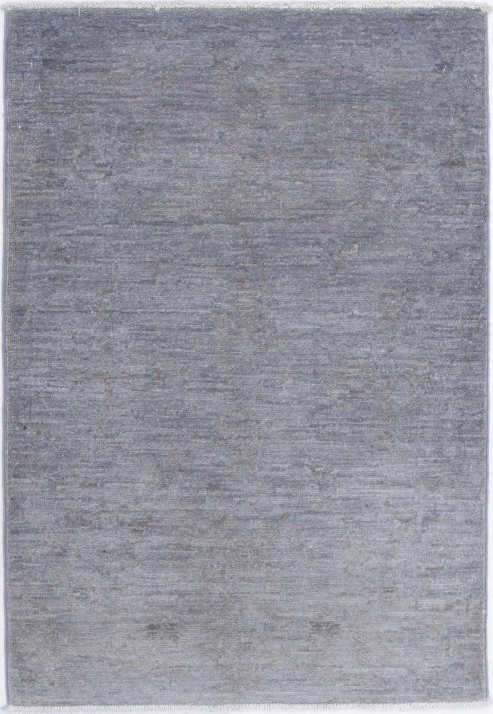 Hand Knotted Overdye Wool Rug 2' 0" x 3' 1" - No. AT39000