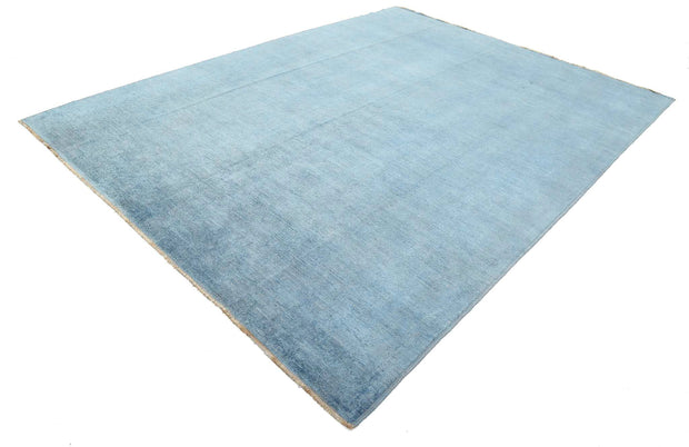 Hand Knotted Overdye Wool Rug 8' 2" x 10' 10" - No. AT22046