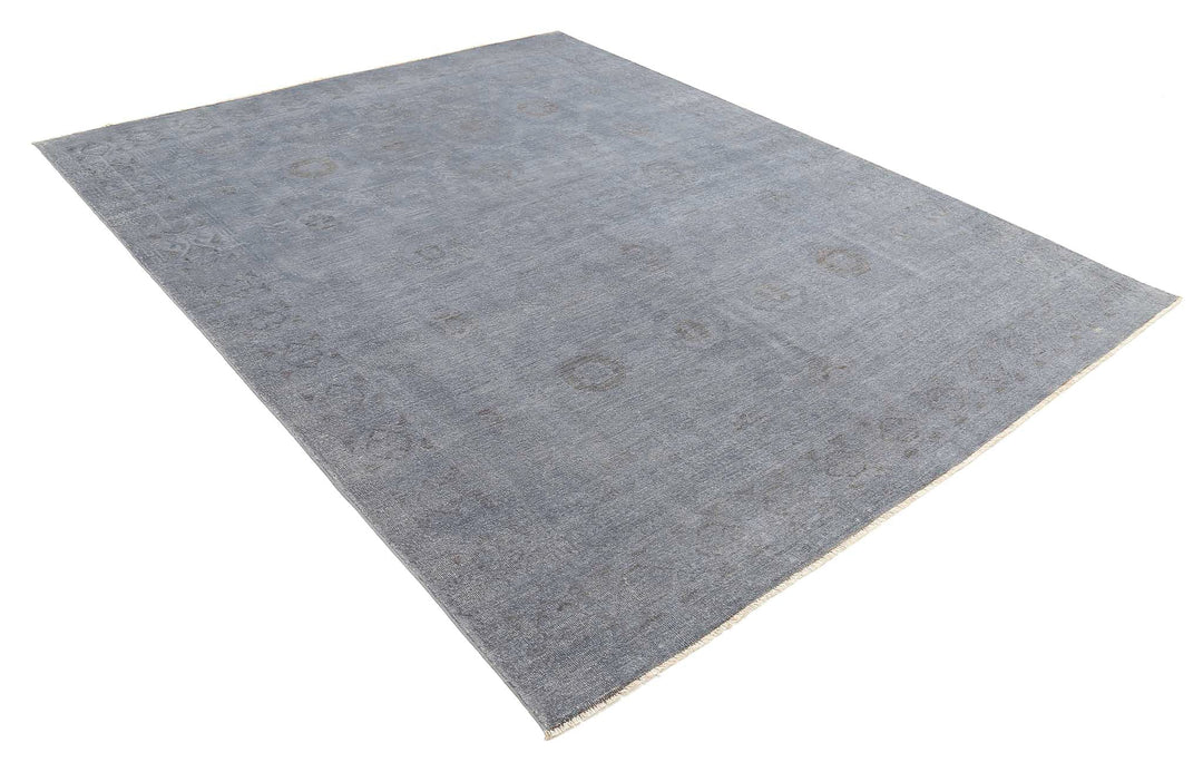 Hand Knotted Overdye Wool Rug 7' 10" x 9' 9" - No. AT12944