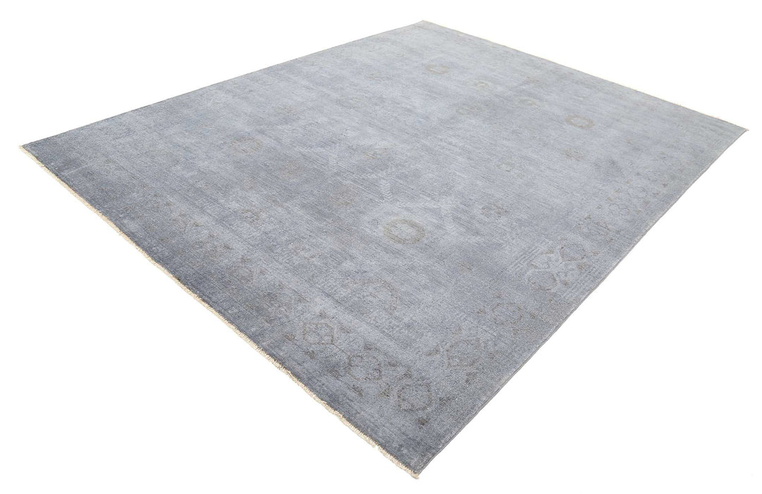 Hand Knotted Overdye Wool Rug 7' 10" x 9' 9" - No. AT12944