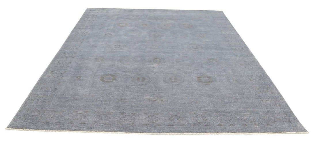 Hand Knotted Overdye Wool Rug 7' 10" x 9' 9" - No. AT12944
