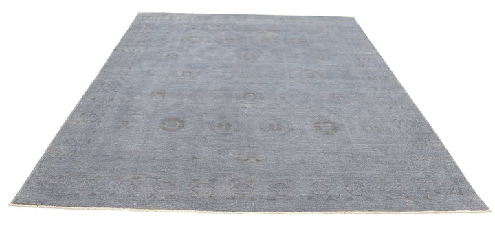 Hand Knotted Overdye Wool Rug 7' 10" x 9' 9" - No. AT12944