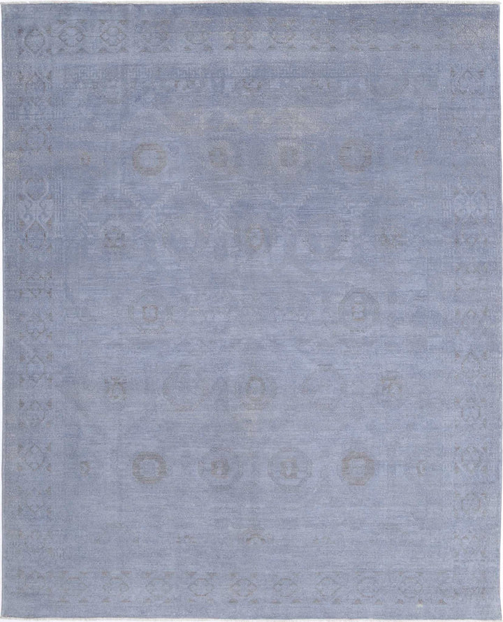 Hand Knotted Overdye Wool Rug 7' 10" x 9' 9" - No. AT12944