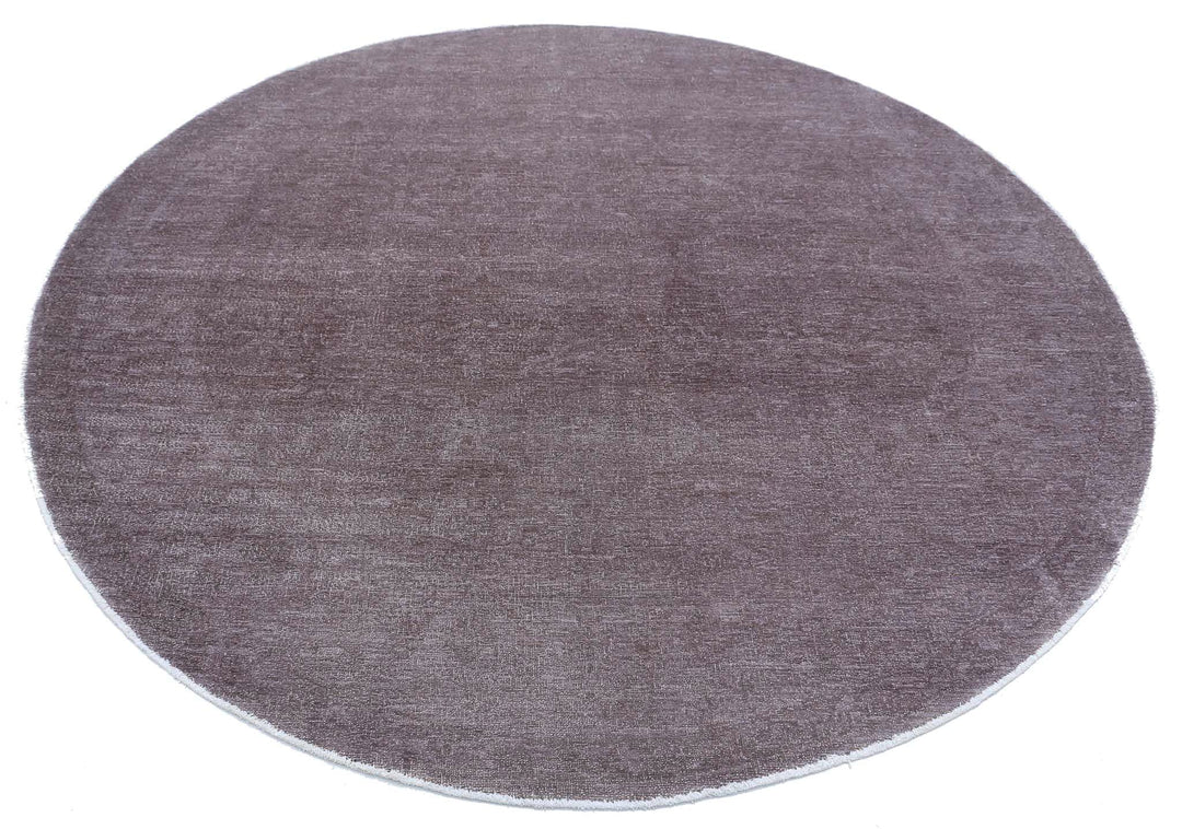 Hand Knotted Overdye Wool Rug 7' 8" x 7' 7" - No. AT80586